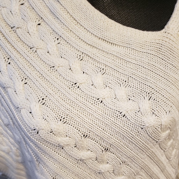 Ann Taylor Cream Colored Poncho Shrug (one size) - Picture 3 of 7